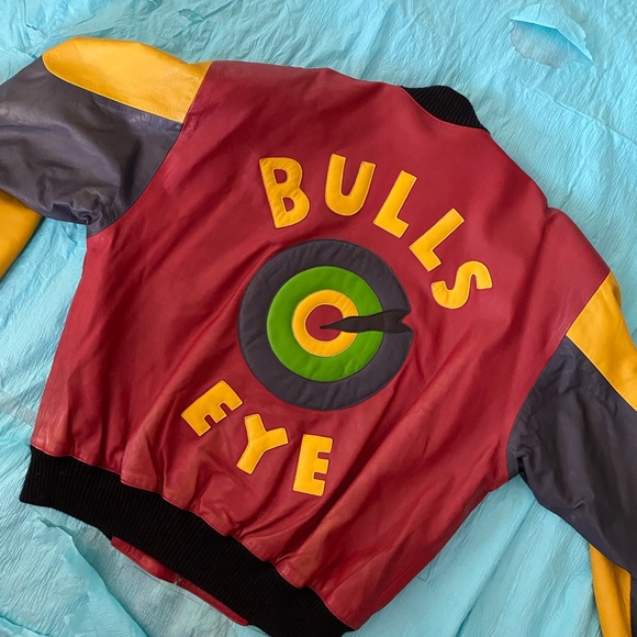 SOLD! RARE 80s/90s MATAR BULLSEYE LEATHER JACKET - Picture 5 of 16